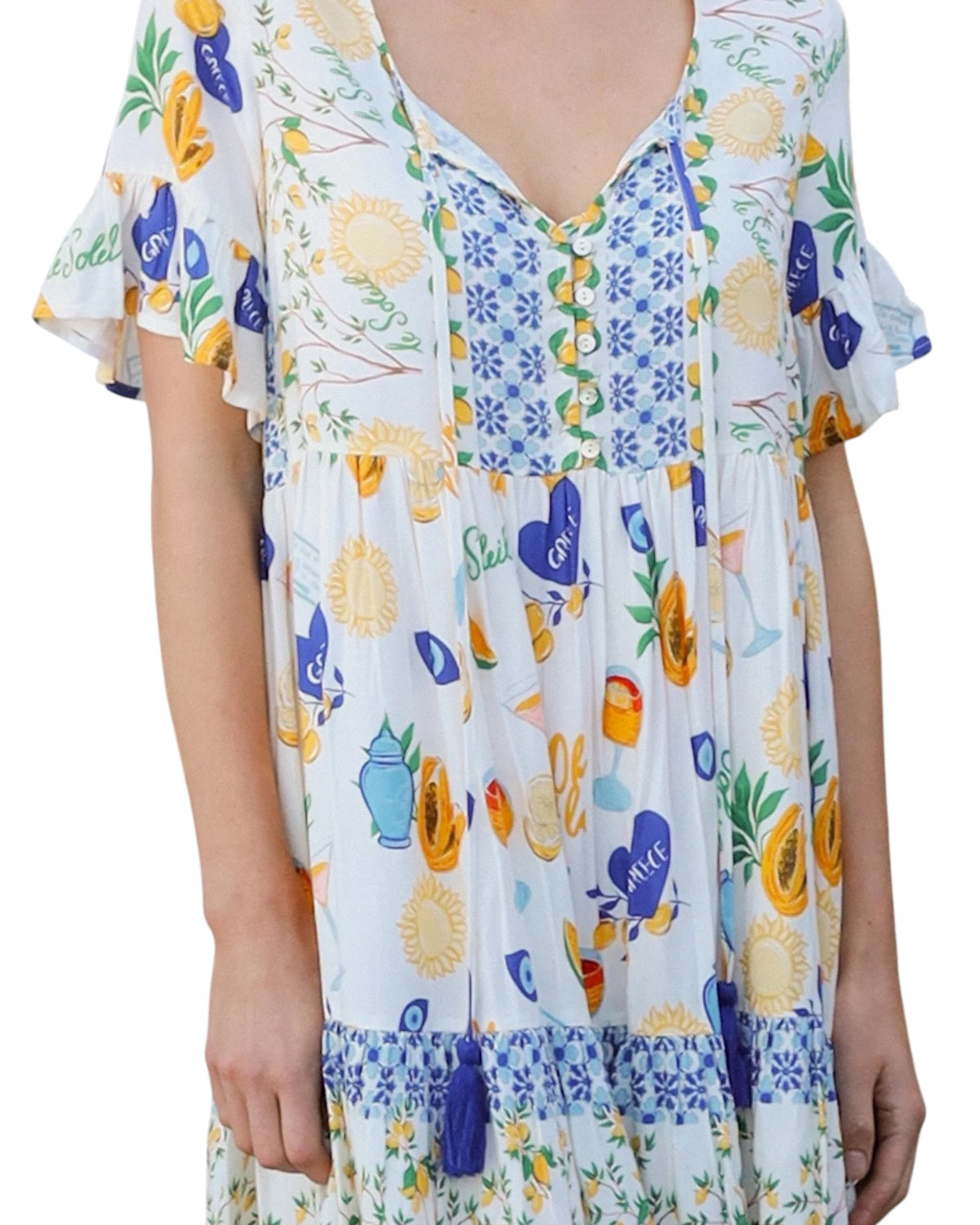 'Abby' Print Dress