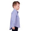 Kids Jackson Half Placket Shirt - Light Blue