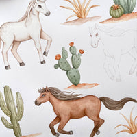 Wild Horses Short Sleeve Bodysuit