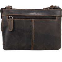 ‘Hastings' Leather Crossbody Bag – Brown