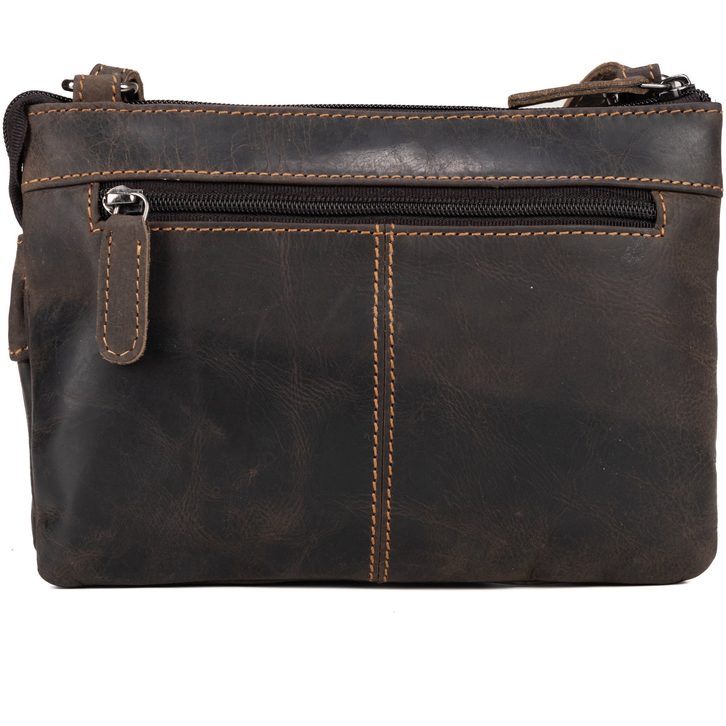 ‘Hastings' Leather Crossbody Bag – Brown
