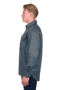 [SALE] ‘Blake' Longsleeve Shirt - Black/Blue