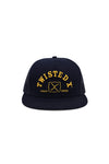 High Profile Classic Trucker Cap - Navy/Yellow