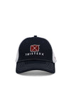 Buckle Trucker Cap - Navy/White