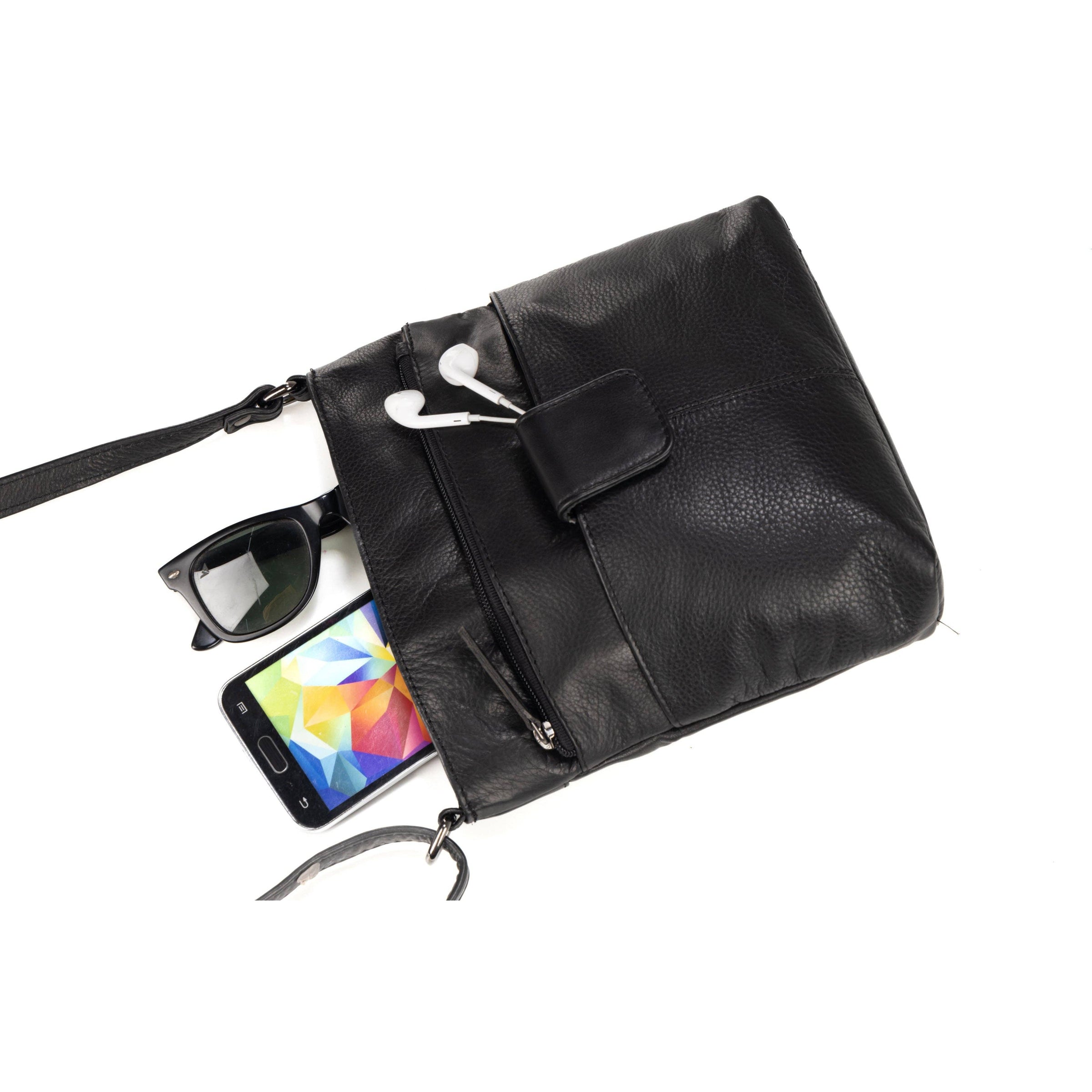 'Linde' Shoulder Bag - Black