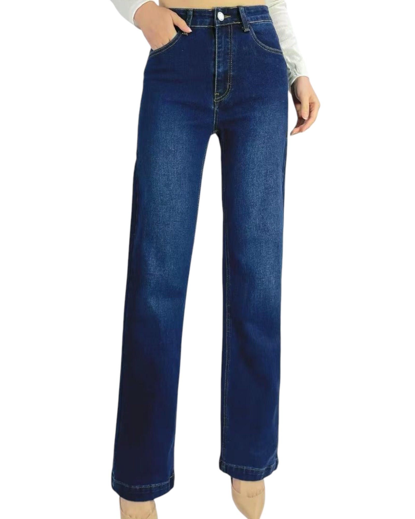 'Chelsea' Straight Leg Jeans - Indigo