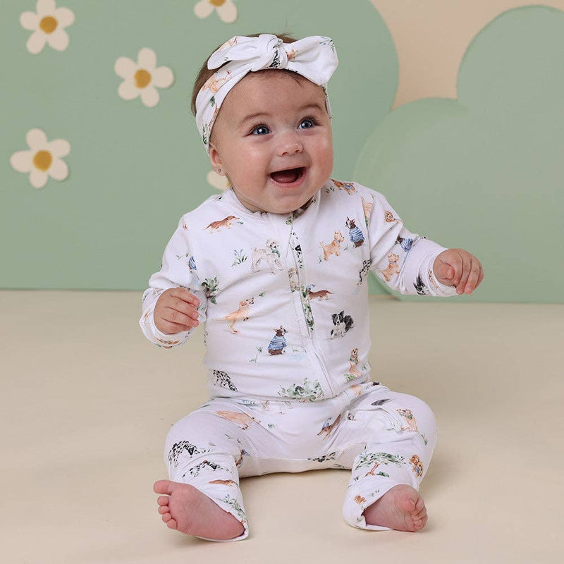 Dog Park Organic Snugglesuit Convertible Romper