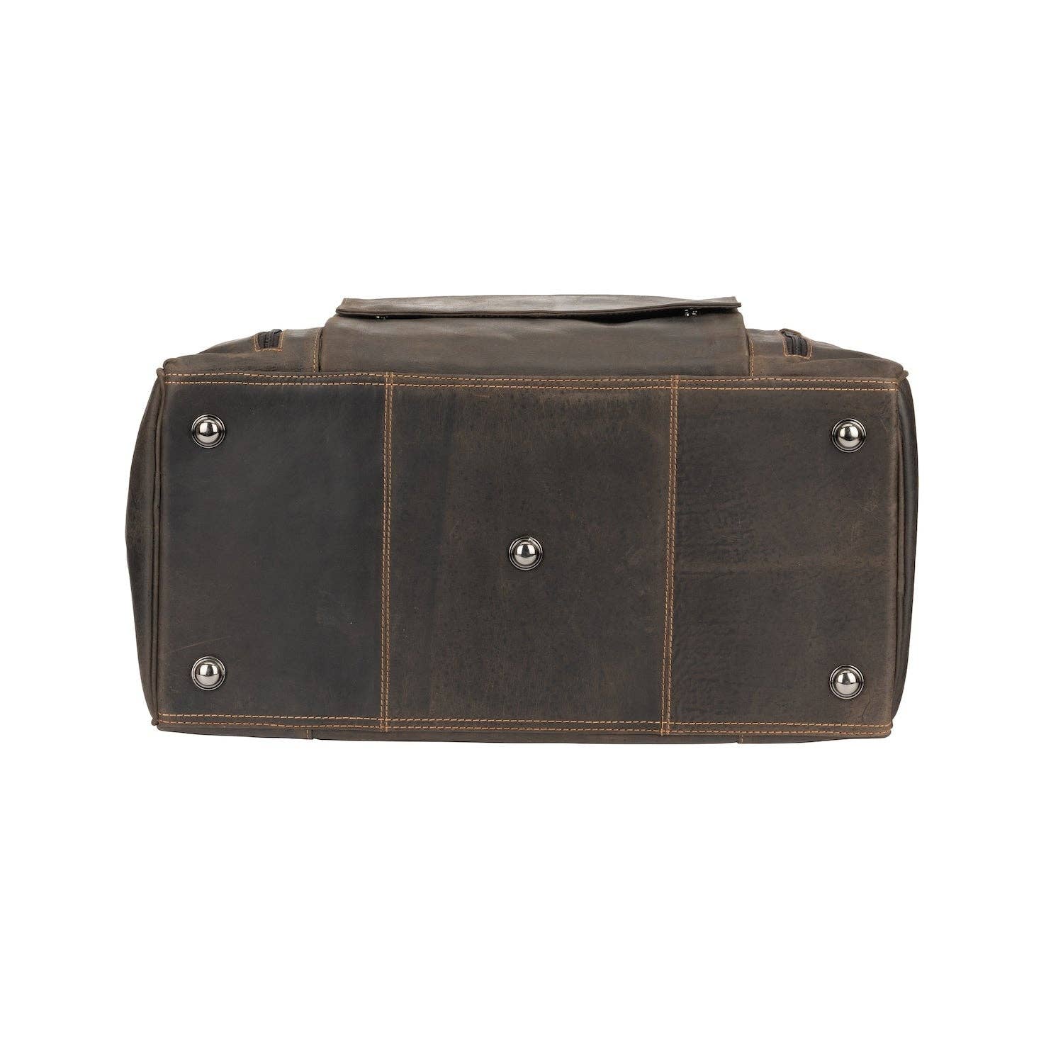 Leather Travel Bag Large - Brown