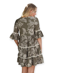 'Brooklyn' Mini Dress - Khaki