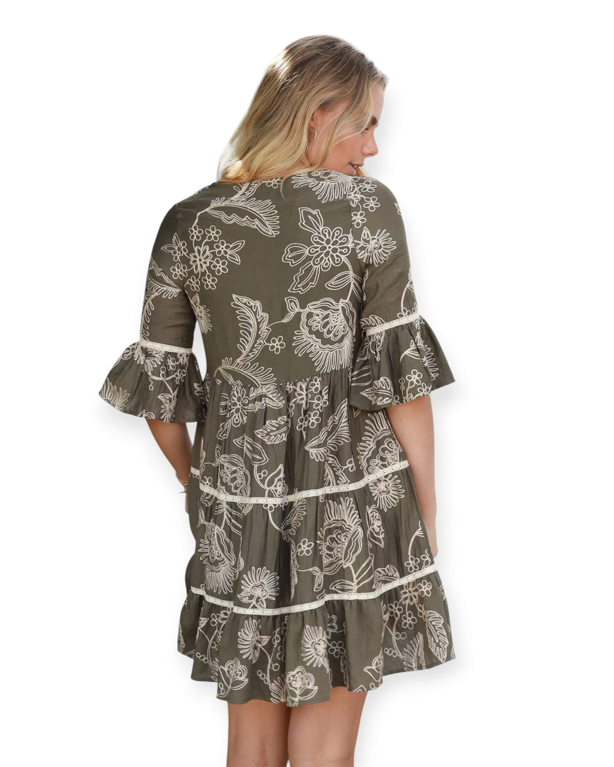 'Brooklyn' Mini Dress - Khaki