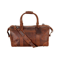 'Christine' Leather Pioneer Weekender Bag - Sandel