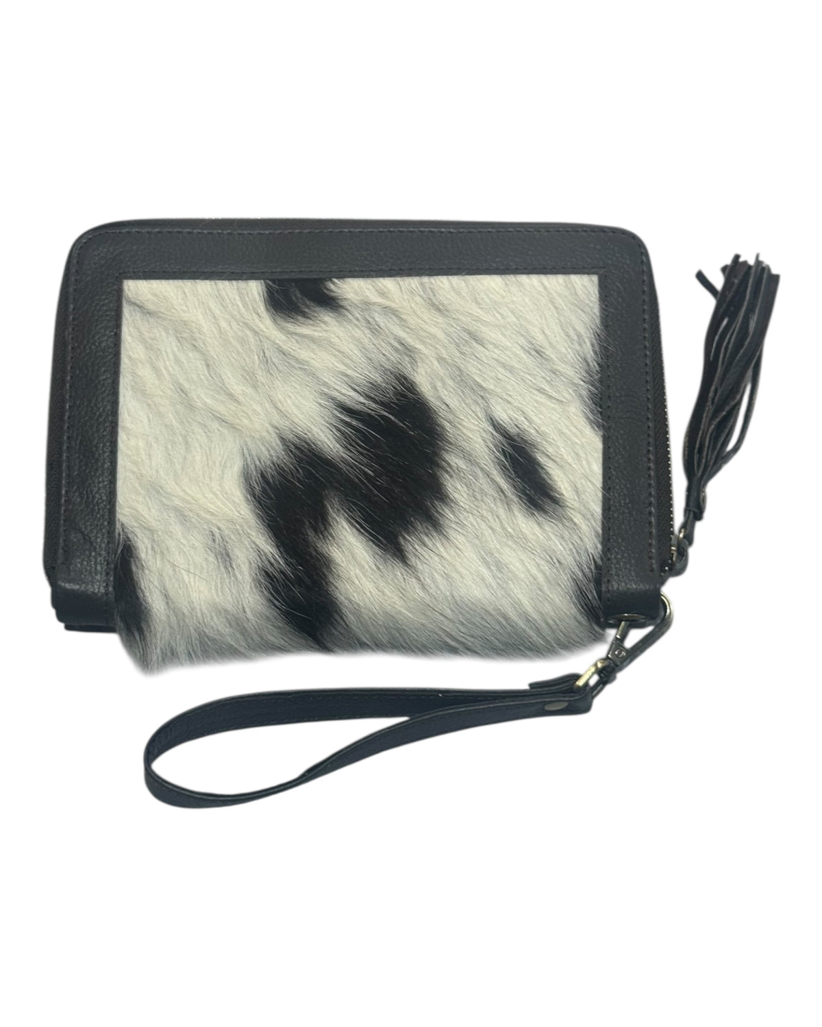 ‘Tenterfield’ Cowhide Purse - Dark Brown