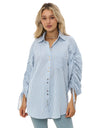 'Bonnie' Stripe Top - Blue