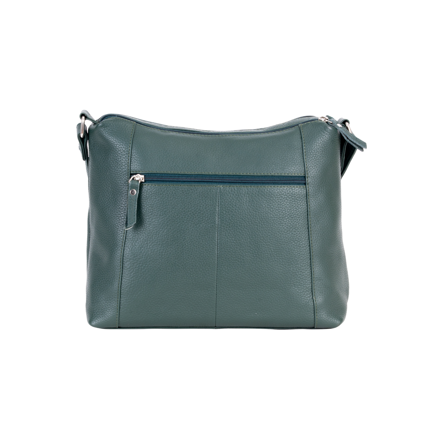 'Savannah' Woven Detail Leather Crossbody Bag – Sea Green