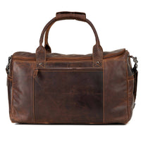 'Douglas' Vintage Leather Travel Bag - Sandal