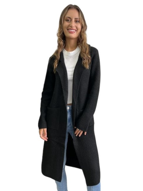 'Mandy’ Knit Cardigan - Black