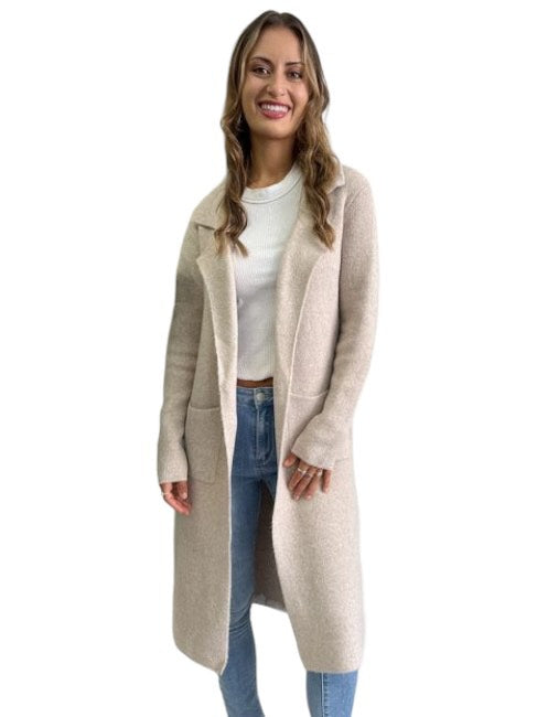 'Mandy’ Knit Cardigan - Oatmeal