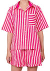 'Cheyenne' Stripe Set - Pink