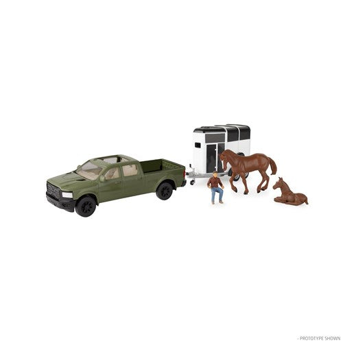 JD 1:32 Horse Trailer Set