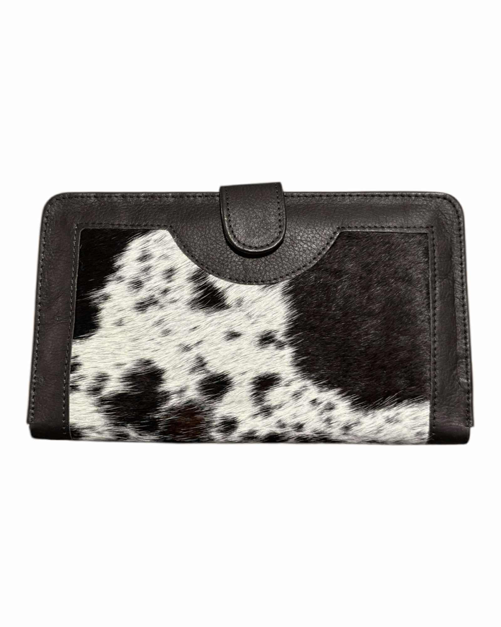'Walcha’ Bifold Cowhide Purse - Brown