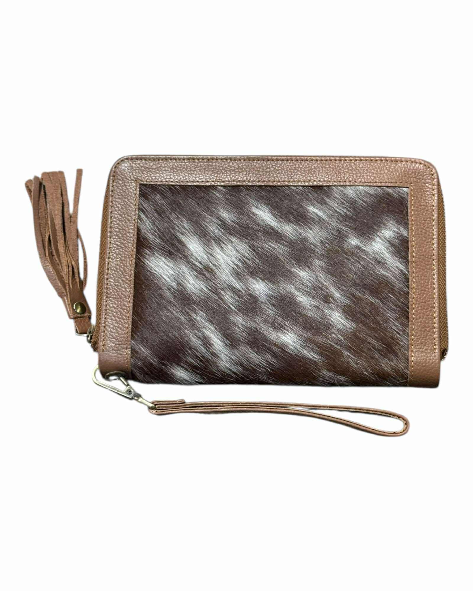 'Tenterfield’ Cowhide Purse - Tan