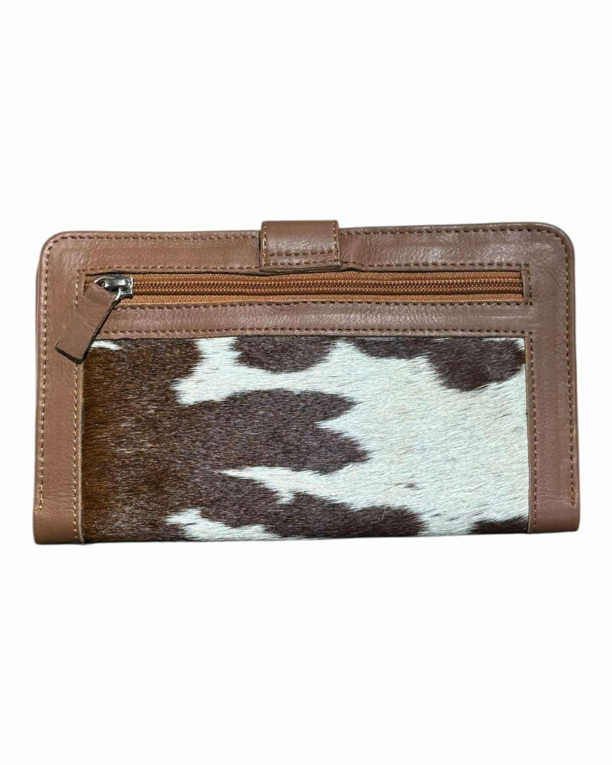 'Walcha’ Bifold Cowhide Purse - Tan