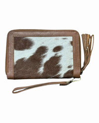 'Tenterfield’ Cowhide Purse - Tan