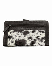 'Walcha’ Bifold Cowhide Purse - Brown