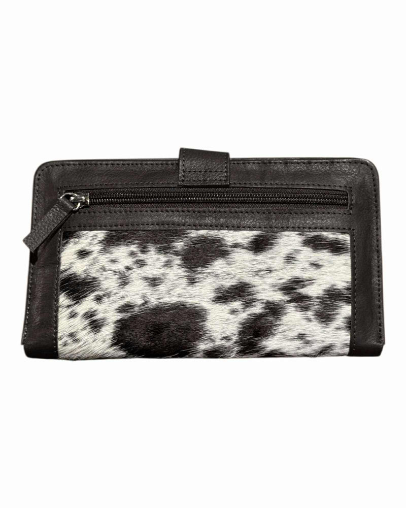 'Walcha’ Bifold Cowhide Purse - Brown