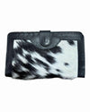 'Walcha’ Bifold Cowhide Purse - Black