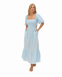 'Eva' Maxi Dress - Sky Blue