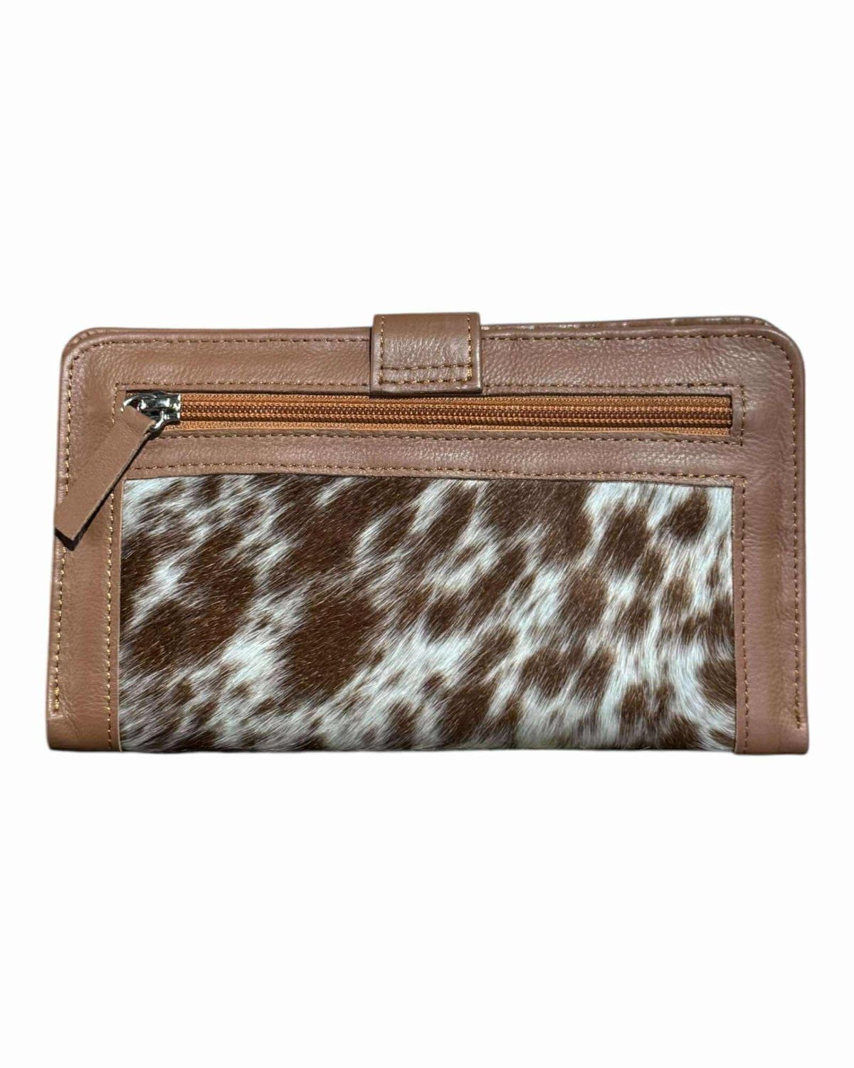 'Walcha’ Bifold Cowhide Purse - Tan