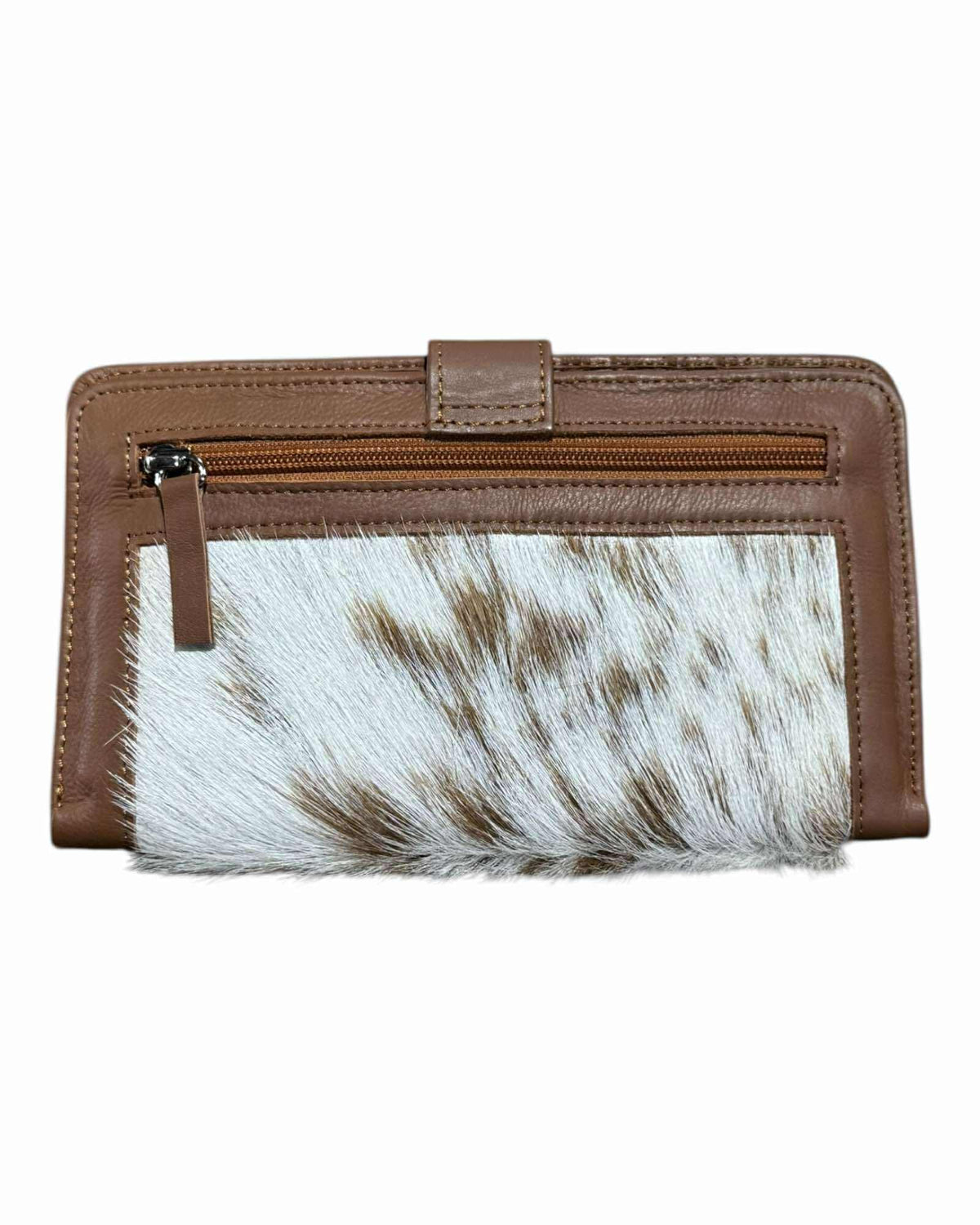 'Walcha’ Bifold Cowhide Purse - Tan