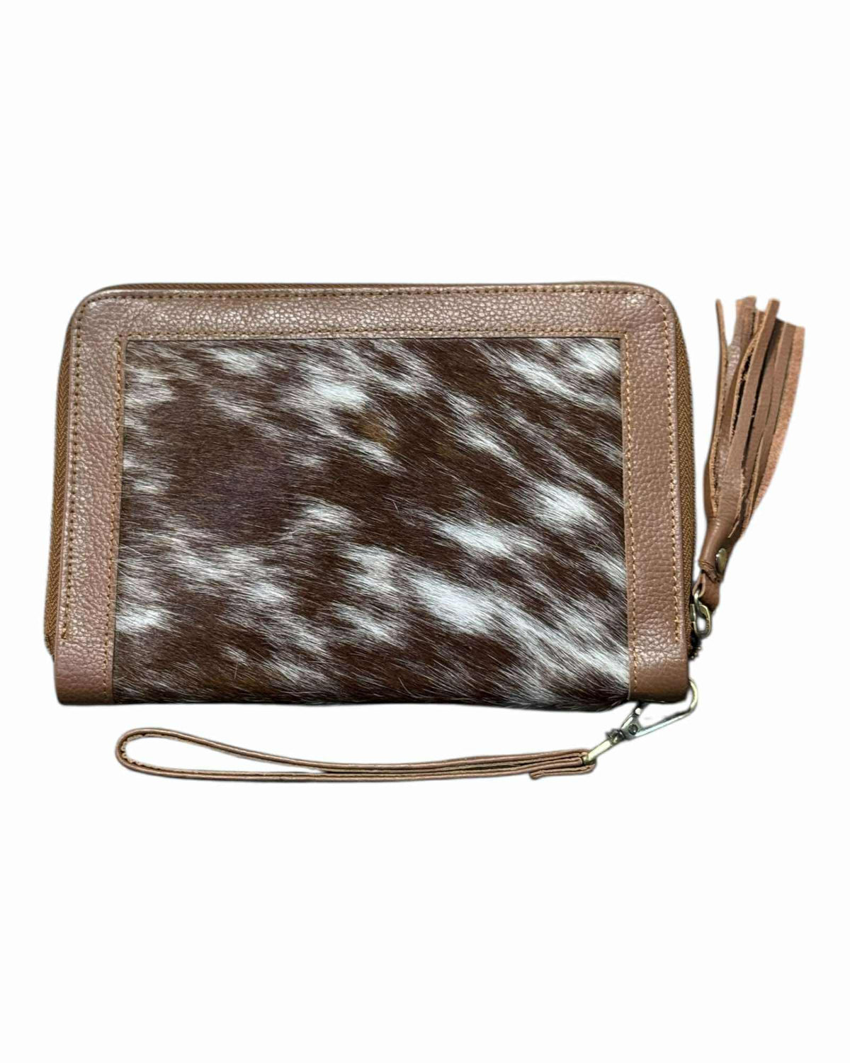 'Tenterfield’ Cowhide Purse - Tan