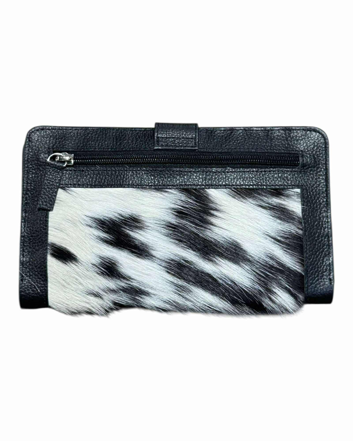 'Walcha’ Bifold Cowhide Purse - Black
