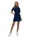 'Alba' Denim Dress - Dark
