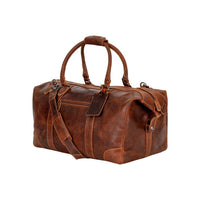 'Christine' Leather Pioneer Weekender Bag - Sandel