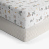 2 Pack Cot Fitted Sheets - Tractor Ride