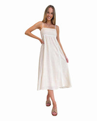 'Juniper' Midi Dress - Natural