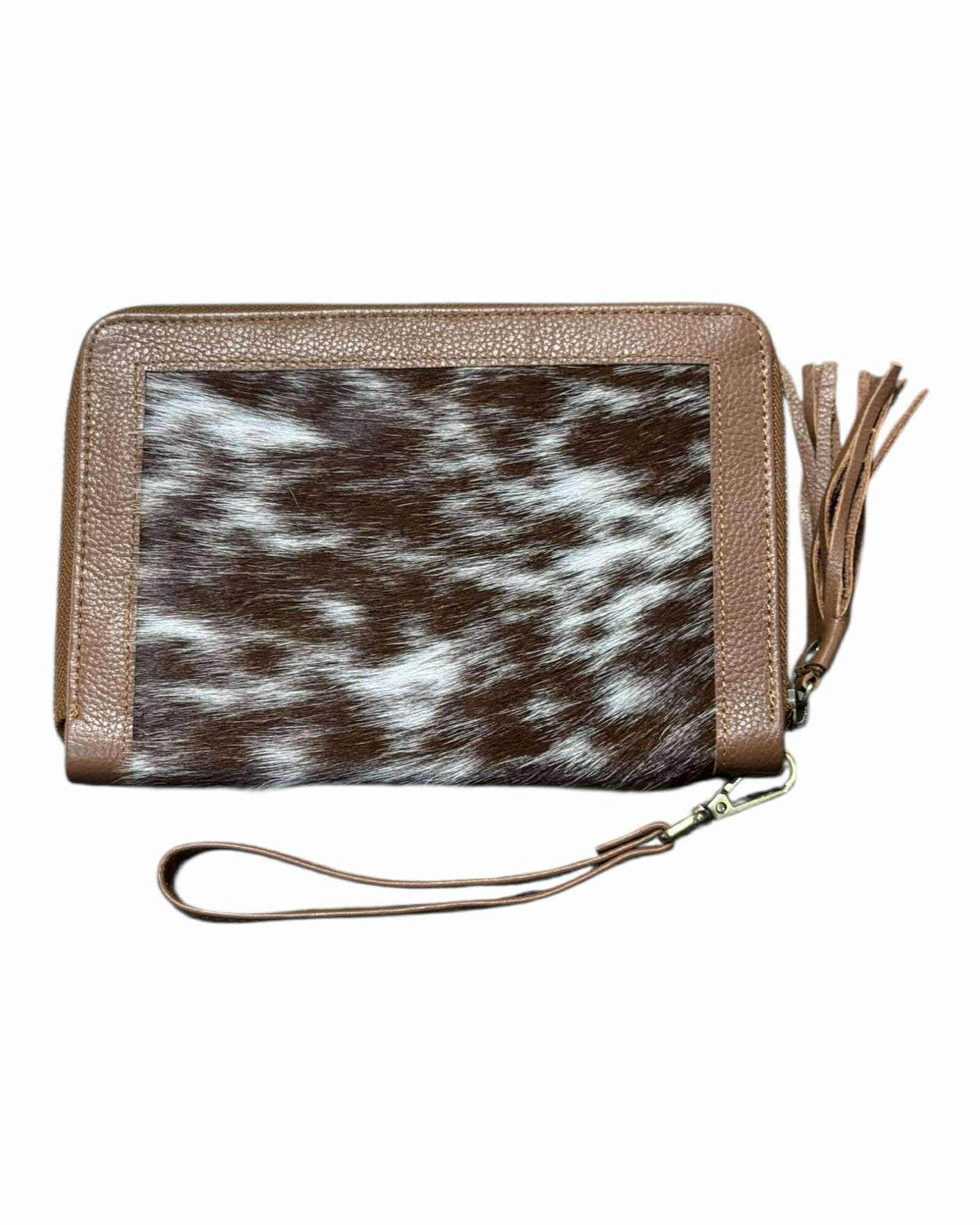 'Tenterfield’ Cowhide Purse - Tan