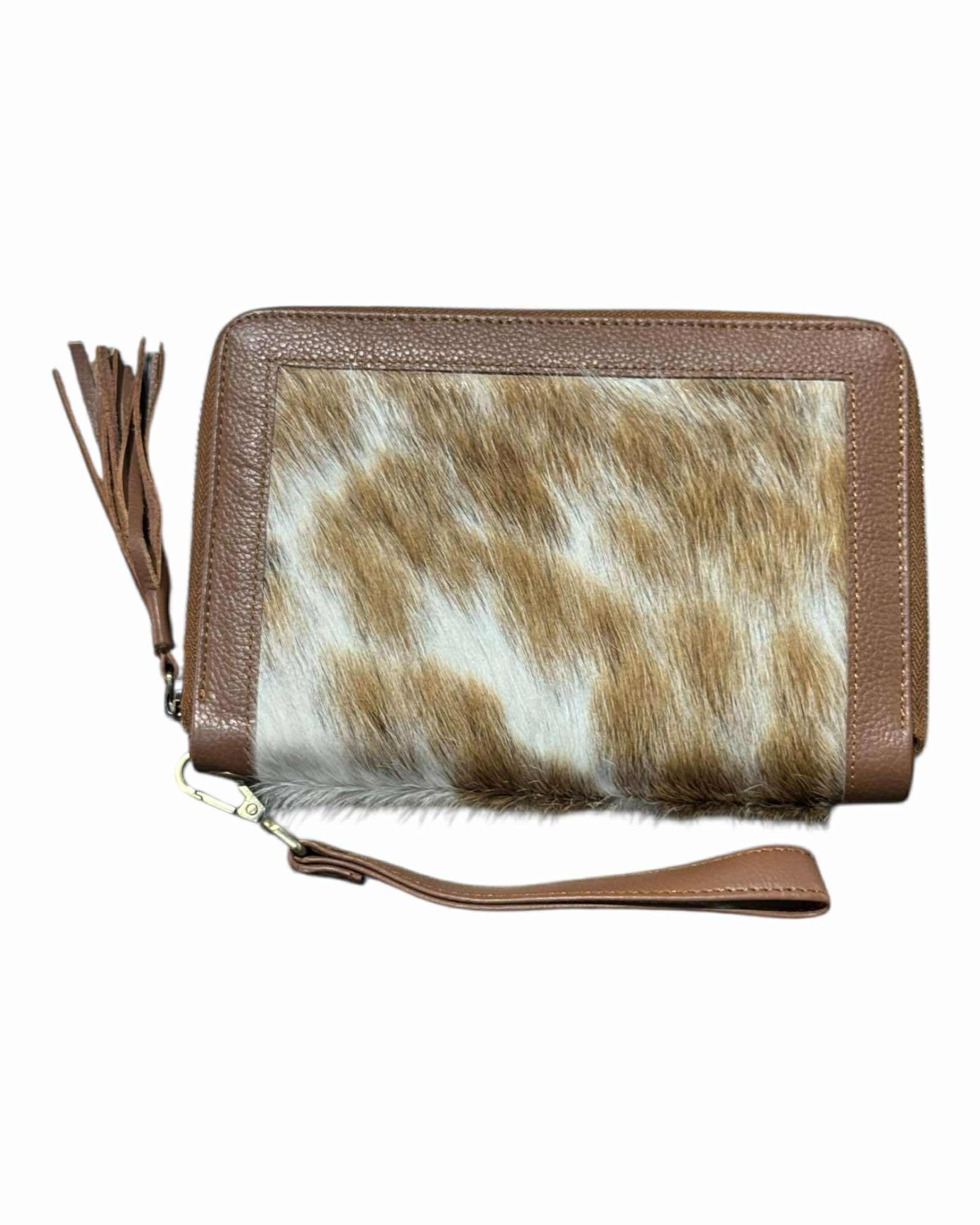 'Tenterfield’ Cowhide Purse - Tan