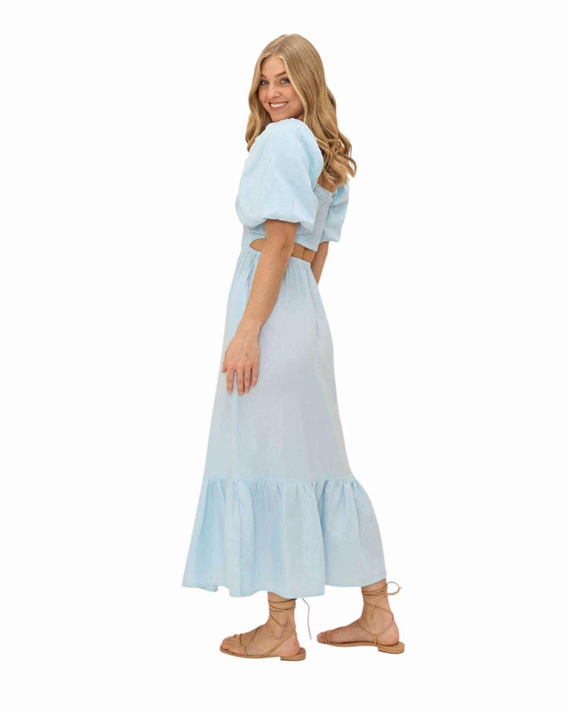 'Eva' Maxi Dress - Sky Blue