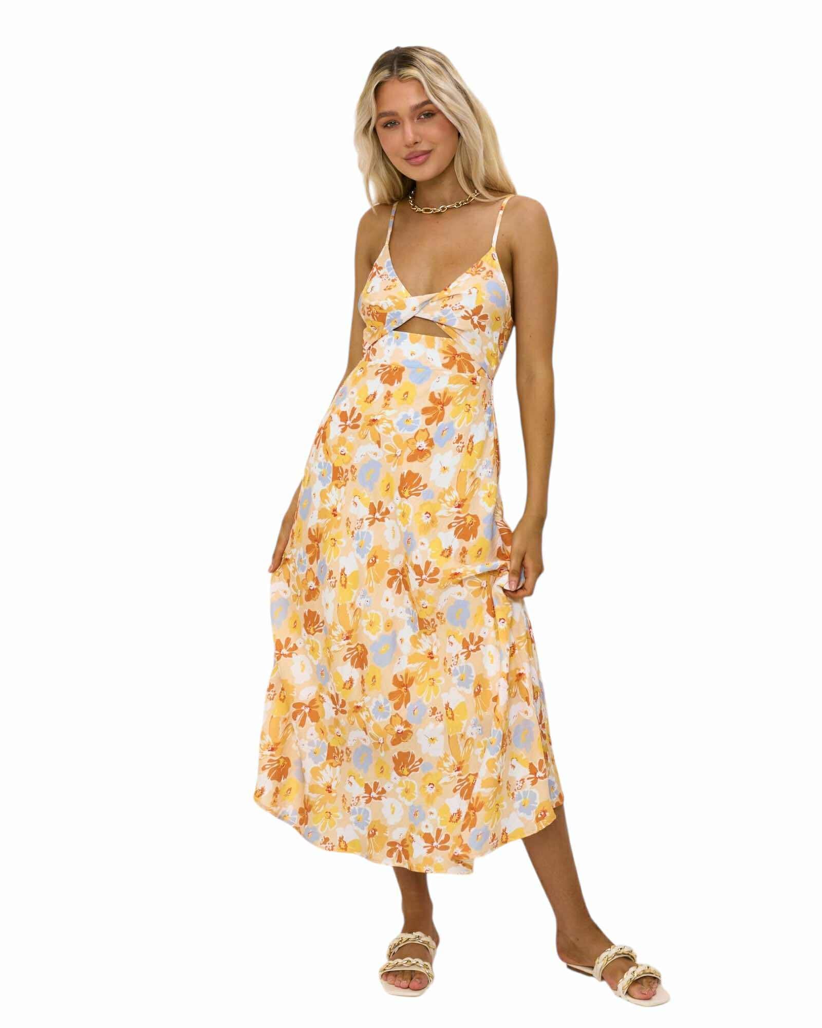 'Clancy' Twist Front Dress