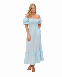 'Eva' Maxi Dress - Sky Blue