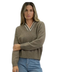'Darcy' Knit - Taupe