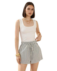 'Callie' Stripe Set - Navy