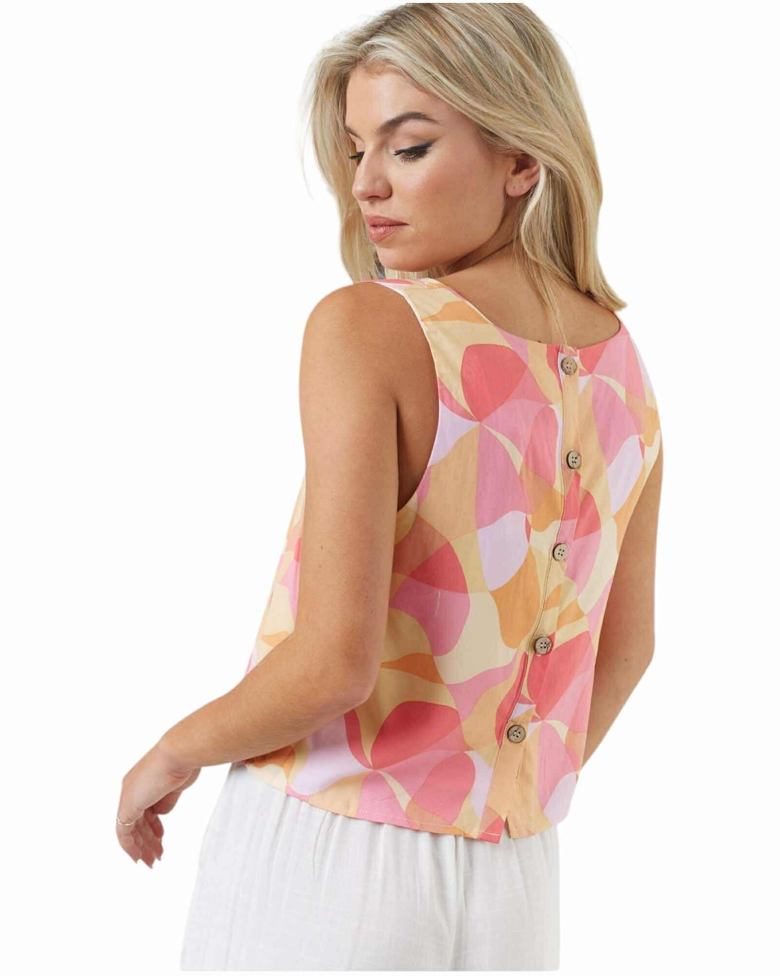 'Katrina' Pant + Tank Set - Pink