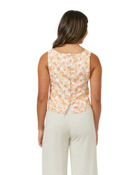 'Katrina' Tank Top - Peach