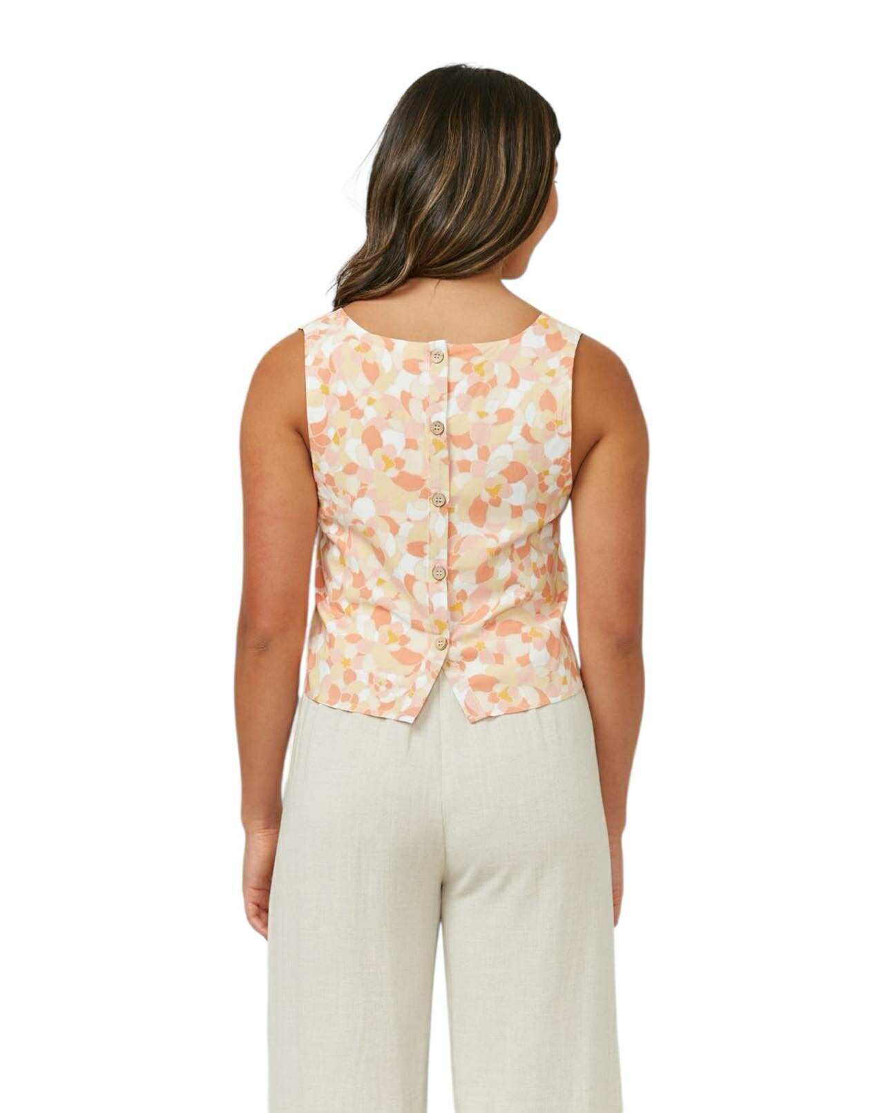 'Katrina' Tank Top - Peach