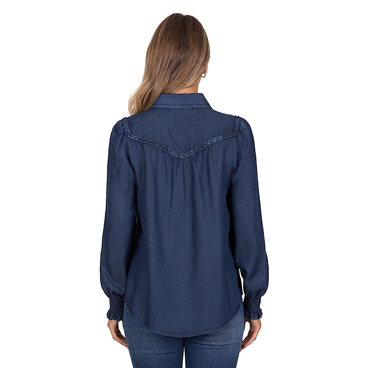 'Daniela' Longsleeve Shirt - Blue